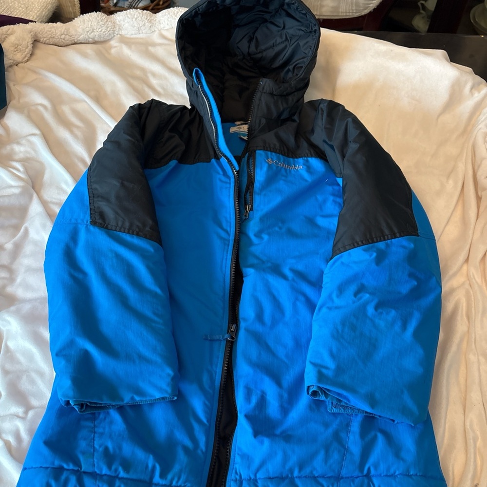 Columbia Blue and Black Sportswear Jacket